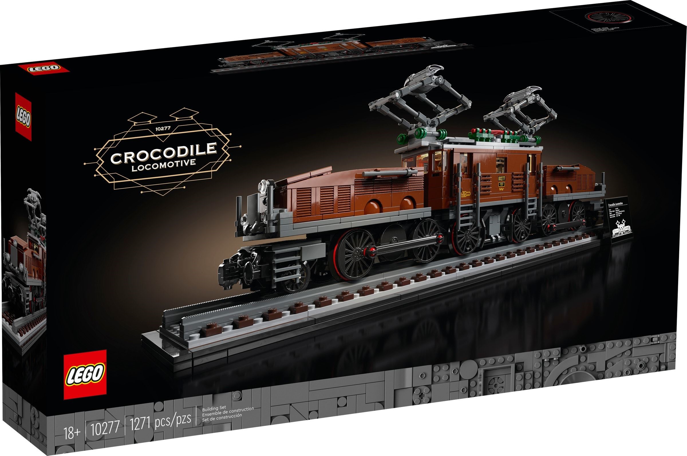 LEGO Creator 10277 Lokomotiva Krokodýl -2.jakost